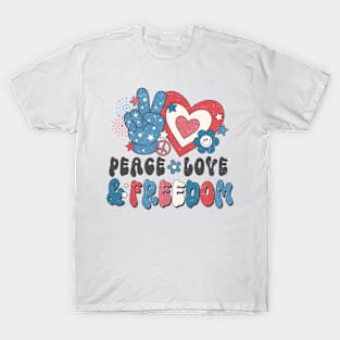 Peace love and Freedom T-Shirt